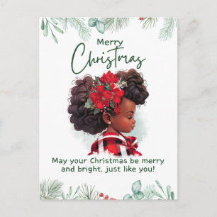 Cartes Pour Fêtes Annuelles Joyeux Noël Black Girl Magic Melanin Xmas Fun