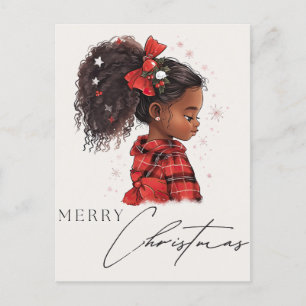 Cartes Pour Fêtes Annuelles Joyeux Noël Black Girl Magic Melanin Xmas Fun