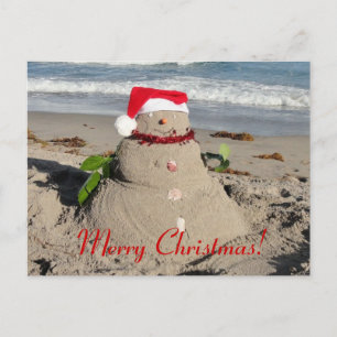 Cartes Pour Fêtes Annuelles Joyeux Noël ! bonhomme de neige