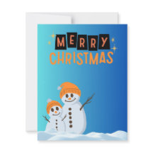 Joyeux Noël bonhomme de neige 