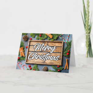 Cartes Pour Fêtes Annuelles Joyeux Noël & Bonne Année