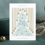 Cartes Pour Fêtes Annuelles Joyeux Noël | Bonne année Pastel Tree<br><div class="desc">Ce Joyeux Noël | Bonne année Festive Tree Holiday Card - vous avez tout,  vous pouvez changer l'une de l'image pour une PHOTO si besoin est! !</div>
