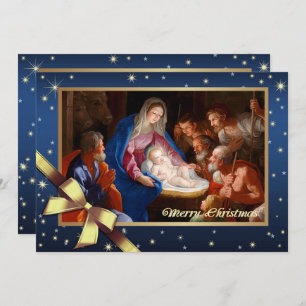 Cartes Pour Fêtes Annuelles Joyeux Noël.Cartes de Noël des Beaux Arts Religieu