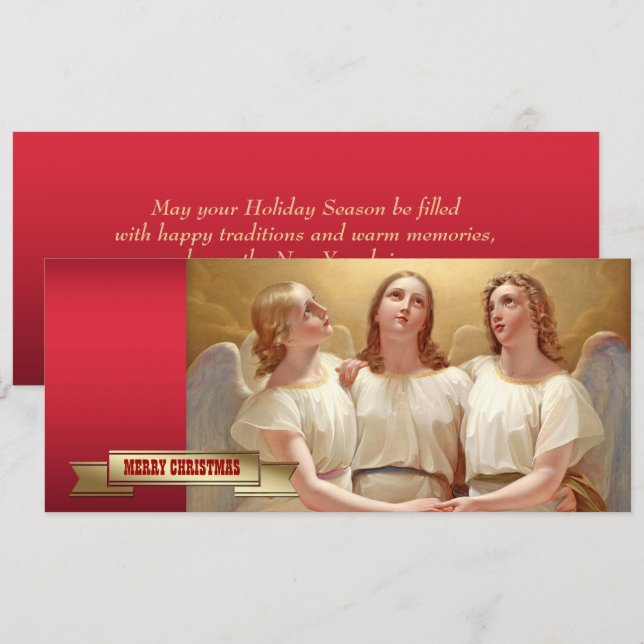 Cartes Pour Fêtes Annuelles Joyeux Noël.Cartes de Noël des Beaux Arts Religieu (Devant / Derrière)