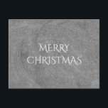 Cartes Pour Fêtes Annuelles Joyeux Noël Chalkboard Typographie noir blanc<br><div class="desc">Joyeux Noël Chalkboard Blackboard Look Élégant écriture manuscrite Typographie Gris Noir Blanc Vacances Cadeaux</div>