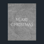 Cartes Pour Fêtes Annuelles Joyeux Noël Chalkboard Typographie noir blanc<br><div class="desc">Joyeux Noël Chalkboard Blackboard Look Élégant écriture manuscrite Typographie Gris Noir Blanc Vacances Cadeaux</div>
