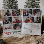 Cartes Pour Fêtes Annuelles Joyeux Noël classique photo verticale Neuf<br><div class="desc">Célébrez la saison avec cette carte unique et classique Joyeux Noël vertical neuf photo de vacances avec une touche de charme vintage. Le design minimaliste présente une élégante palette de couleurs rouge et verte, évoquant l'esprit cosy de l'hiver. Son attrait moderne et ludique, associé à la formulation traditionnelle, crée un...</div>