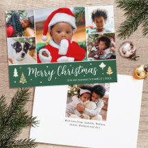 Joyeux Noël Collage de photos personnalisées Arbre