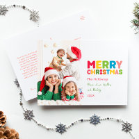 Joyeux Noël coloré et brillant Une photo