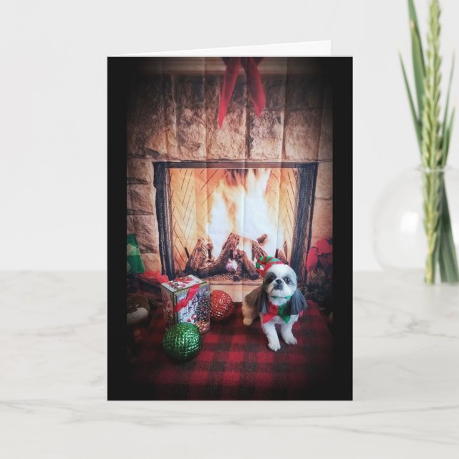 CARTES POUR FÊTES ANNUELLES JOYEUX NOËL COSY/CHALEUREUX / HEUREUX NOUVEL AN (Devant)