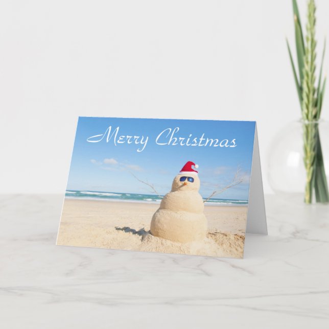 Cartes Pour Fêtes Annuelles Joyeux Noël d'Australie (Devant)