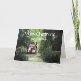 Cartes Pour Fêtes Annuelles Joyeux Noël de bayou du DA