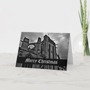 Cartes Pour Fêtes Annuelles Joyeux Noël de cathédrale gothique