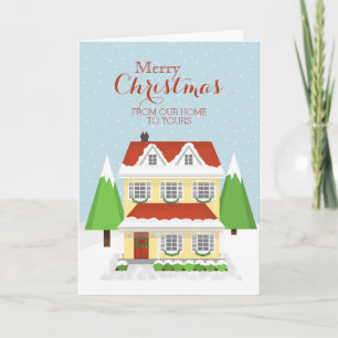 Cartes Pour Fêtes Annuelles Joyeux Noël de chez nous à vos