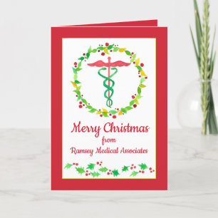 Cartes Pour Fêtes Annuelles Joyeux Noël de Doctor Healthcare Business