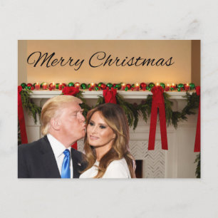Cartes Pour Fêtes Annuelles Joyeux Noël de Donald et Melania