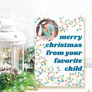 Cartes Pour Fêtes Annuelles Joyeux Noël de Favorite Child Photo