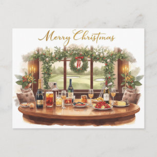 Cartes Pour Fêtes Annuelles Joyeux Noël de Golf au Club-House du Golf