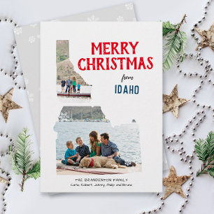 Cartes Pour Fêtes Annuelles Joyeux Noël de Idaho Two Photo