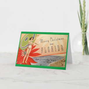 Cartes Pour Fêtes Annuelles Joyeux Noël de la Floride !