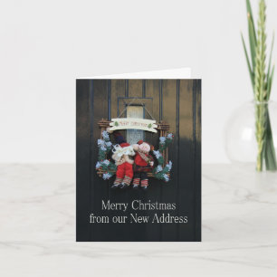 Cartes Pour Fêtes Annuelles Joyeux Noël de la nouvelle adresse