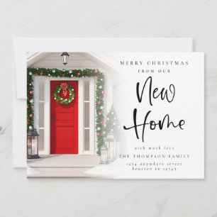 Cartes Pour Fêtes Annuelles Joyeux Noël de New Home Photo Overlay