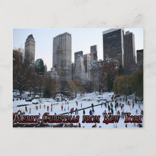 Cartes Pour Fêtes Annuelles Joyeux Noël de New York