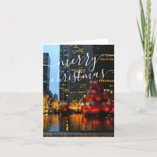 Cartes Pour Fêtes Annuelles Joyeux Noël de New York City