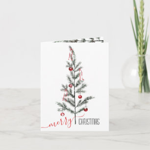 Cartes Pour Fêtes Annuelles Joyeux Noël de Noël de l'arbre à perruques