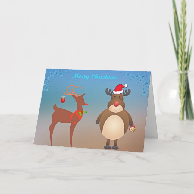 Cartes Pour Fêtes Annuelles Joyeux Noël de Noël décorations (Devant)