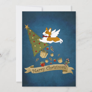 Cartes Pour Fêtes Annuelles Joyeux Noël de Père Noël Paws !