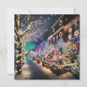 Cartes Pour Fêtes Annuelles Joyeux Noël de Seattle, Washington