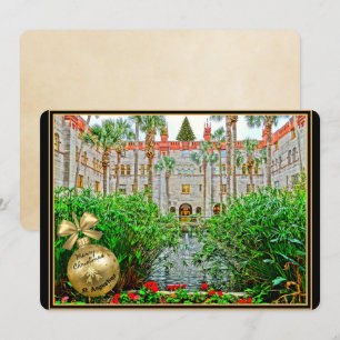 Cartes Pour Fêtes Annuelles Joyeux Noël de St (Saint Augustine) Floride