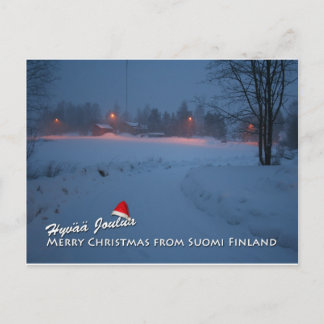 Cartes Pour Fêtes Annuelles Joyeux Noël de Suomi Finlande