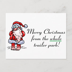 Cartes Pour Fêtes Annuelles Joyeux Noël De Tout Le Parc Des Remorques