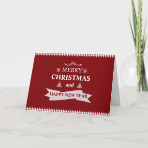 Cartes Pour Fêtes Annuelles Joyeux Noël décoratif Bonne année