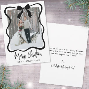 Cartes Pour Fêtes Annuelles Joyeux Noël Dessiné à la Main avec Fantaisie