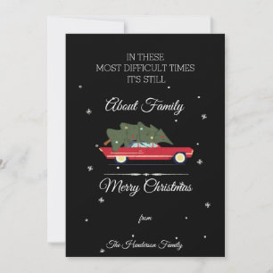 Cartes Pour Fêtes Annuelles Joyeux Noël Difficulté Temps Family Tree Car