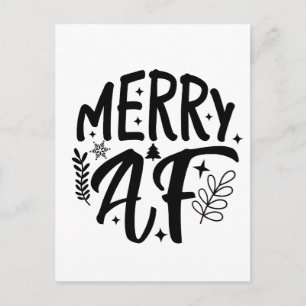 Cartes Pour Fêtes Annuelles Joyeux Noël drôle flocon de neige Noël