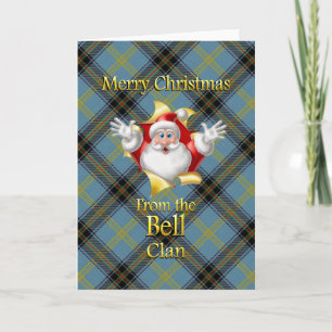 Cartes Pour Fêtes Annuelles Joyeux Noël du clan Bell