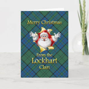 Cartes Pour Fêtes Annuelles Joyeux Noël du clan Lockhart