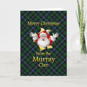 Cartes Pour Fêtes Annuelles Joyeux Noël du Clan Murray