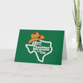 Cartes Pour Fêtes Annuelles Joyeux Noël du Texas