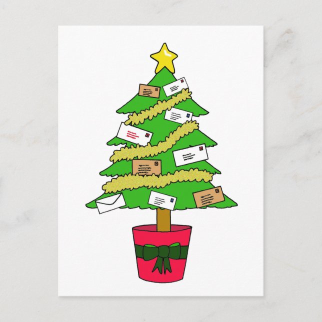 Cartes Pour Fêtes Annuelles Joyeux Noël du travailleur postal (Devant)