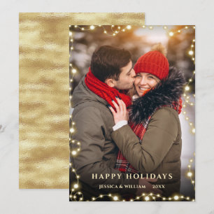 Cartes Pour Fêtes Annuelles Joyeux Noël Éclairage des lumières PHOTO Salutatio