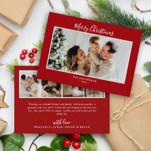 Cartes Pour Fêtes Annuelles Joyeux Noël écriture manuscrite moderne 5 photos