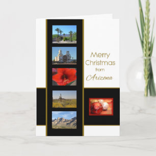 Cartes Pour Fêtes Annuelles Joyeux Noël en Arizona