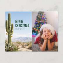 Joyeux Noël en Arizona Photo de famille personnali