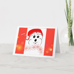 Cartes Pour Fêtes Annuelles Joyeux Noël en coton de Tulear