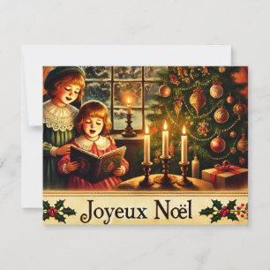 Cartes Pour Fêtes Annuelles Joyeux Noël en français